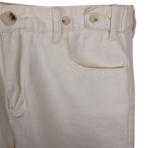 Relaxed Fit Straight Leg White Denim Trousers Jeans 28in Waist - Picture 5 of 8